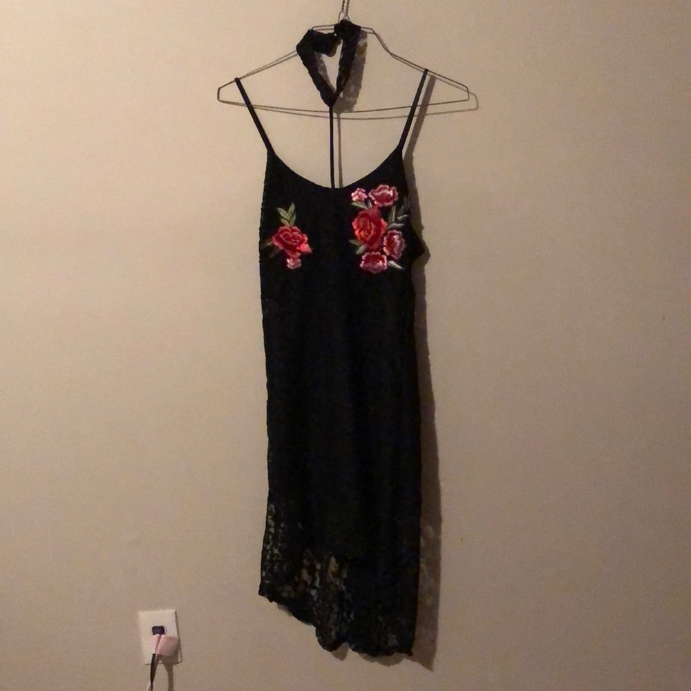 Xl- Lace choker dress. NEVER WORN!